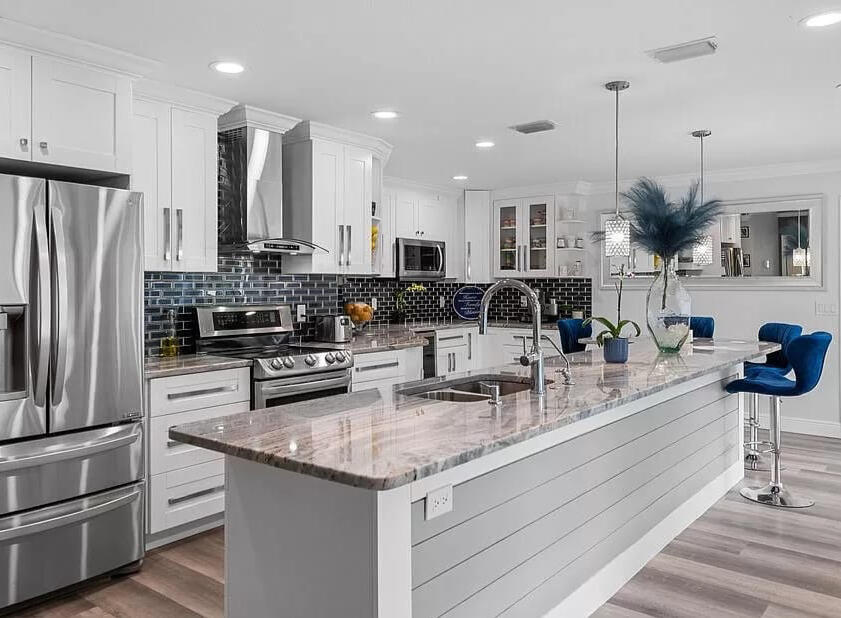 Inside Luxurious Kitchen Inside Home Painted